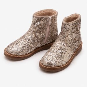 Gold Glitter Boot Mini Boden